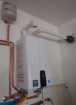 Very clean and detailed work from Paul on this tankless water heater.