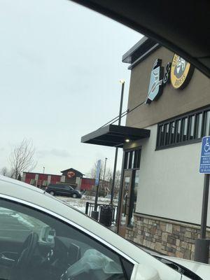 Caribou coffee and Bagles