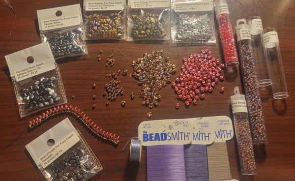 Very beautiful beads, exactly as shown on their website.