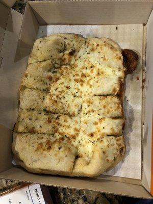 Cheese bread that I had ordered.