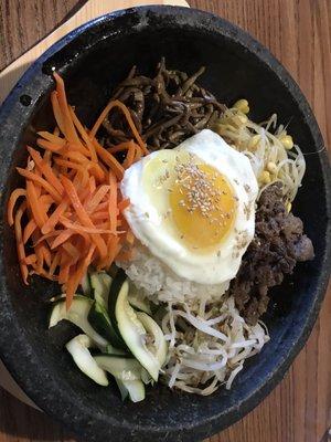 The best dol sut bibimbap I have had in the USA