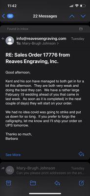 They owe me by law a refund and cancelled my refund for products they failed to produce. My fraud department is now investigating them.