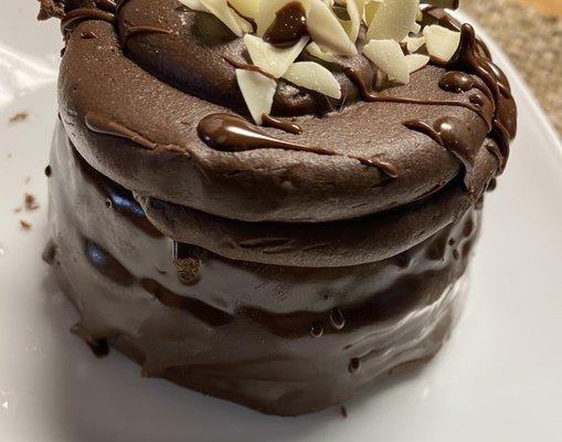 Triple chocolate cupcake