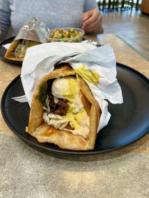 Sabich wrap