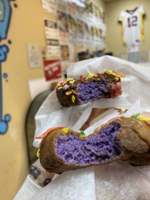 These are the best ube doughnuts that we've ever tasted