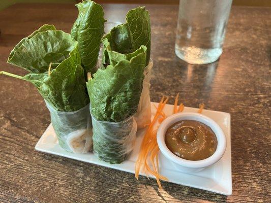 Shrimp Thai Fresh Spring Rolls