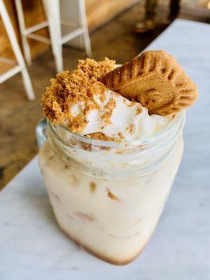 Biscoff Cookie Crunch Latte