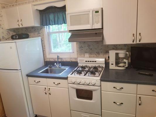 Kitchen with appliances.