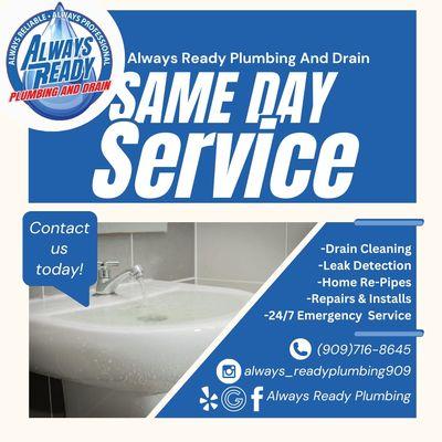 Same Day service