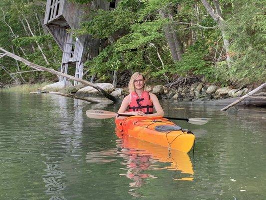 A tranquil stop with Midcoast Kayaking