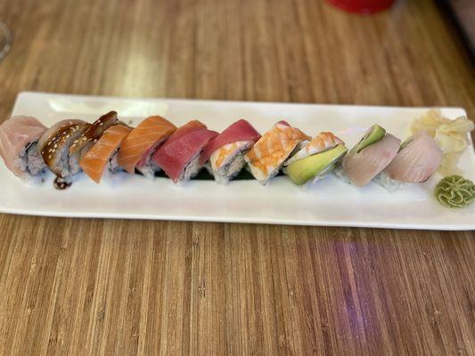 Rainbow roll.