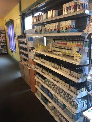 Homeopathic section