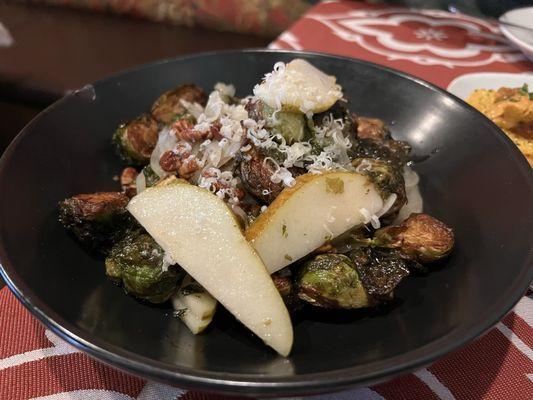 Brussels Sprouts & Pears