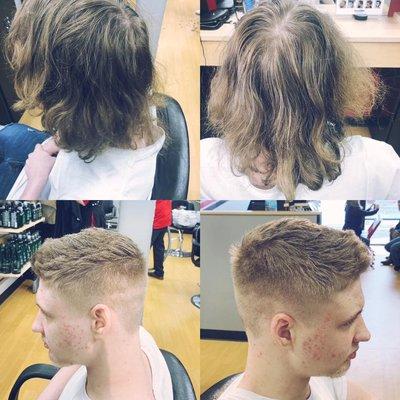 Hair transformation done by stylist Megan!