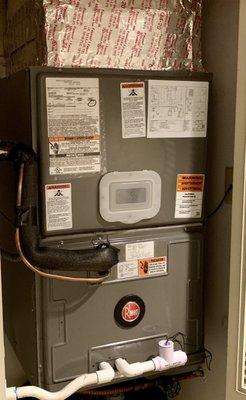 New Rheem air handler!