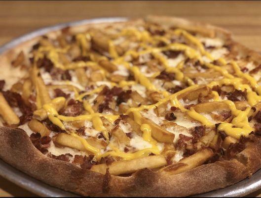 Super fries pizza