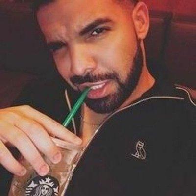 A beautiful man named Drizzy Drinking starbucks.