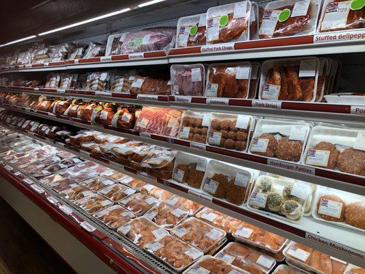 And this is only in the fresh/refrigerated section, and isn't even ALL! Everything so fresh, and prepared so many different ways ... YUM!!!