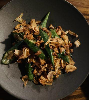 Crispy okra