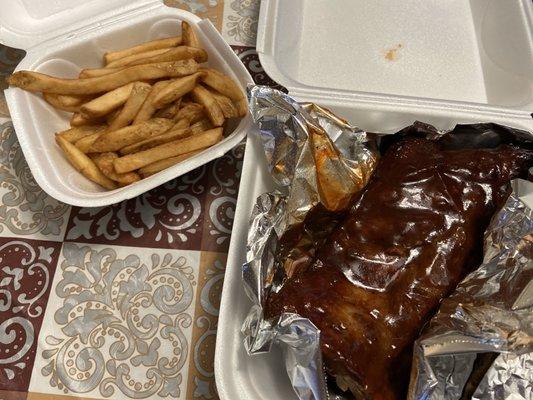 BBQ Ribs Dinner