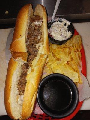 STEAKBAND CHEESE OR FRENCH DIP ... BOTH ARE GREAT