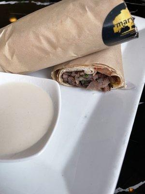 Beef Shawarma Sandwich... -_-