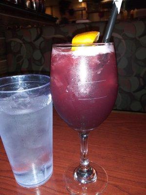 Sangria special was very good.