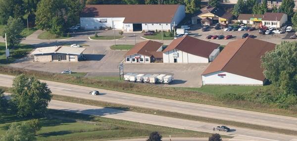 Overview of our establishment. Right off I-96.