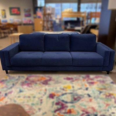 Palliser Zuri navy sofa