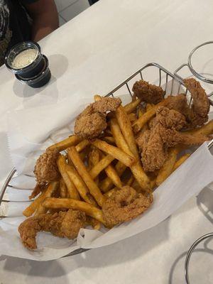 Fried Shrimp Basket(8)