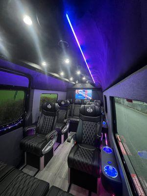 Jet Sprinter Interior 11 passengers