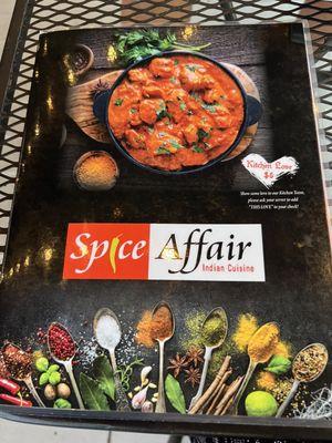 Cover of menu