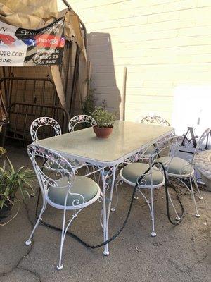 Very cute patio set.