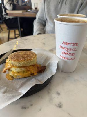 Breakfast sandwich