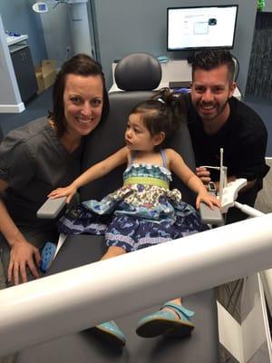 My daughter loves visiting Dr. Tara!  Look at that adoring look