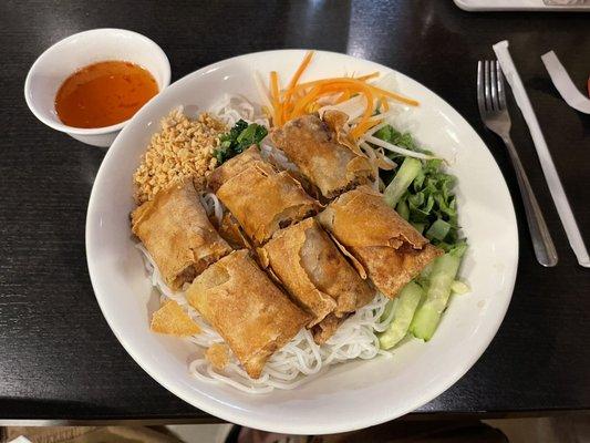 Bun Bowl with FAT Vietnamese Eggrolls