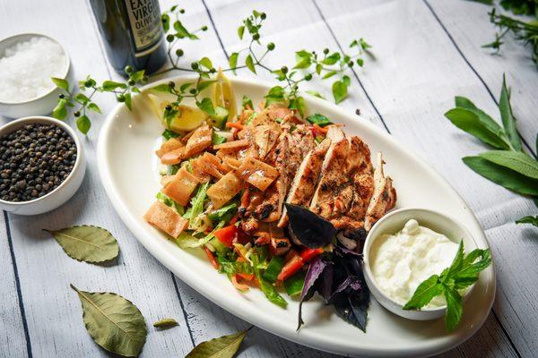 Fattoush w/ Grilled Chicken