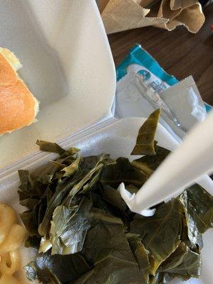 Collard Greens, tender and tasty