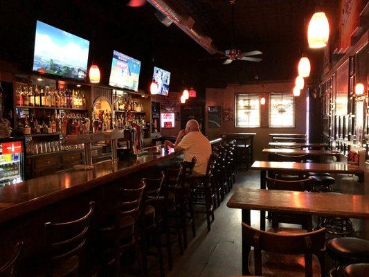 Bar and Seating Area (Half the Interior)