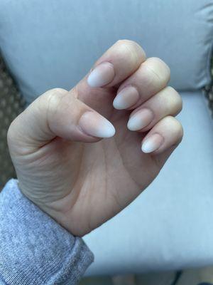 Perfect almond ombré by Heat