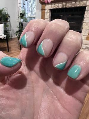 Nails, three colors