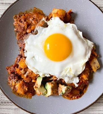 Leftover Chilaquiles