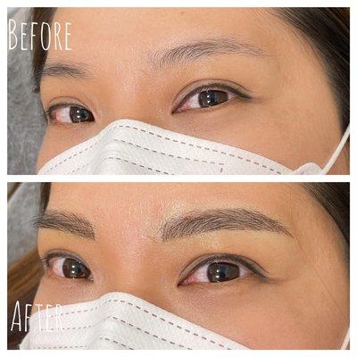 Micro blading brow