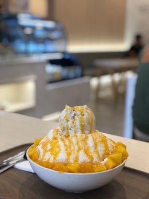 Mango bingsoo- super sweet. I hope it's not canned mangos