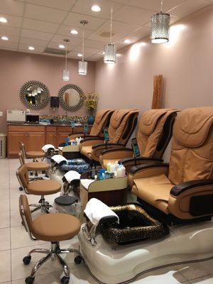 New pedicure chairs