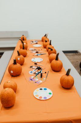 Pumpkin painting