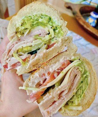 Turkey Avacado Cheese...yum