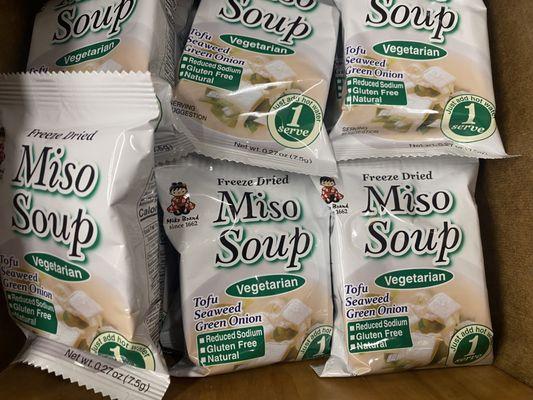 Freeze Dried Miso Soup from Korea