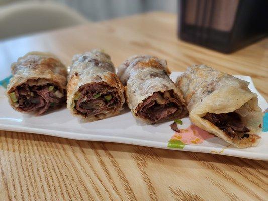 Beef Pancake Rolls