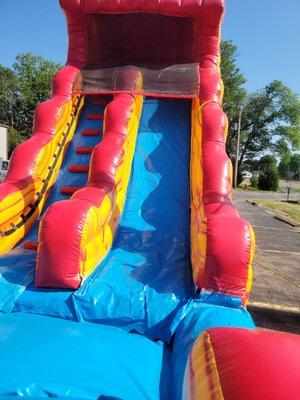 Volcano waterslide